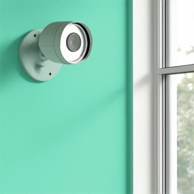 Manhattan vivint camera facing a window
